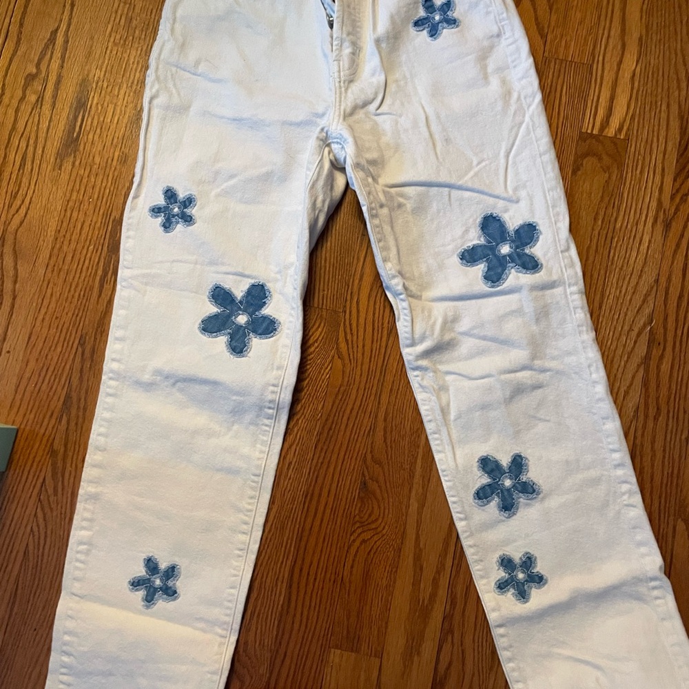 PacSun White Dad Jeans